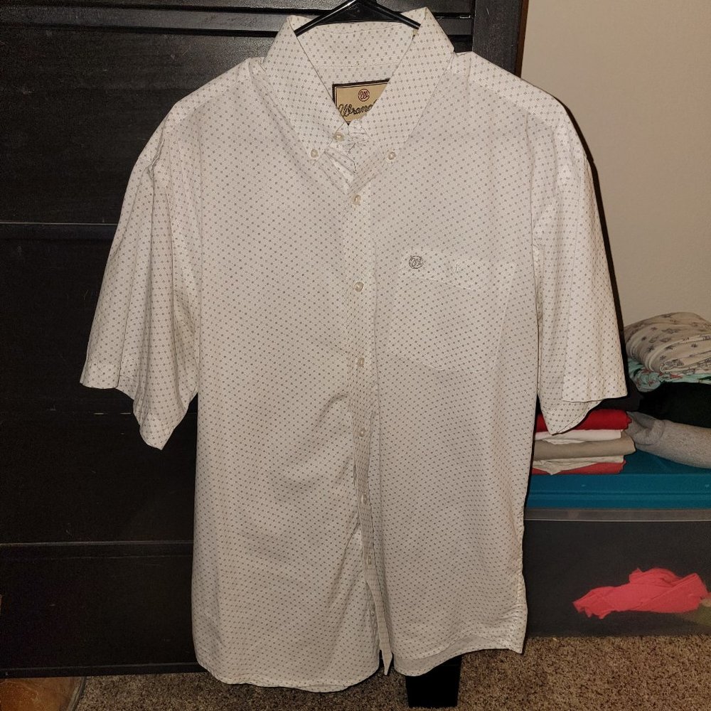 Men's Wrangler Button Down Short Sleeve Shirt